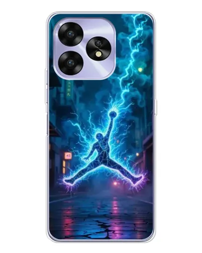 Чехол для UMIDIGI A15C с картинкой «Jordan Gold Jumpman»