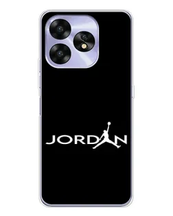 Чехол для UMIDIGI A15C с картинкой «Jordan White Logo»