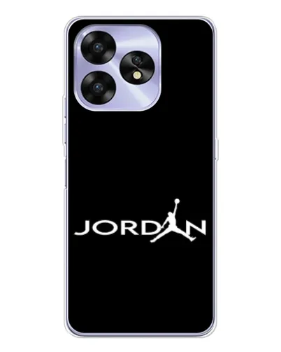 Чехол для UMIDIGI A15C с картинкой «Jordan White Logo»
