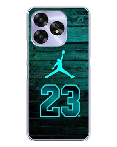 Чехол для UMIDIGI A15C с картинкой «Jordan Cyan 23»