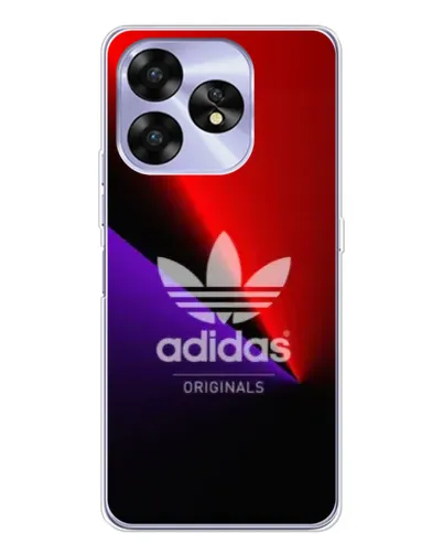 Чехол для UMIDIGI A15C с картинкой «Adidas Red Neon»