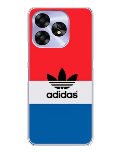Чехол для UMIDIGI A15C с картинкой «Ретро блоки Adidas»