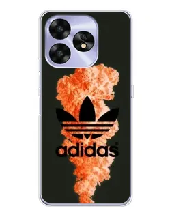 Чехол для UMIDIGI A15C с картинкой «Оранжевый дым Adidas» Чехол для UMIDIGI A15C с картинкой «Оранжевый дым Adidas»