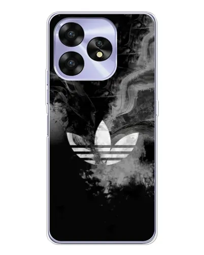 Чехол для UMIDIGI A15C с картинкой «Абстрактный дым Adidas»