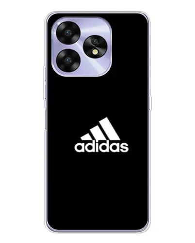 Чехол для UMIDIGI A15C с картинкой «Черная классика Adidas»