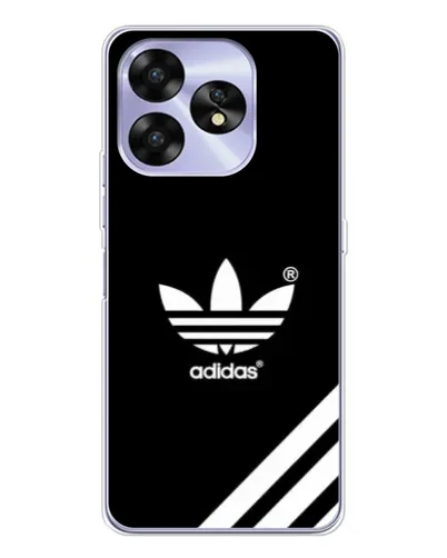 Чехол для UMIDIGI A15C с картинкой «Adidas с диагональными полосами»