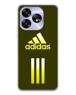 Чехол для UMIDIGI A15C с картинкой «Оливковый градиент Adidas»