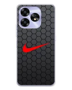 Чохол для UMIDIGI A15C з картинкою «Nike — карбонова сітка»
