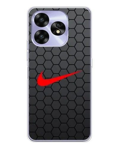 Чехол для UMIDIGI A15C с картинкой «Nike — карбоновая сетка»