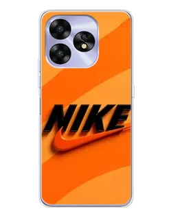 Чохол для UMIDIGI A15C з картинкою «Помаранчевий драйв Nike»