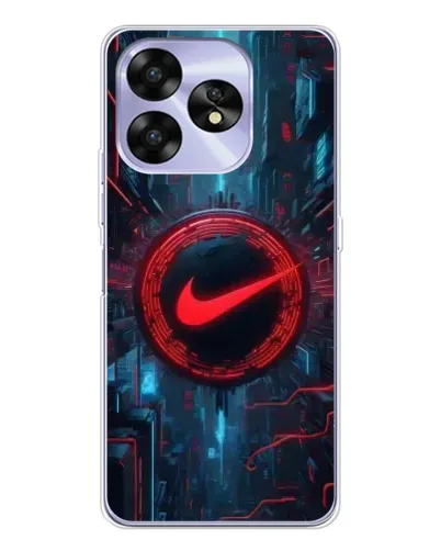Чехол для UMIDIGI A15C с картинкой «Техногенный стиль Nike»