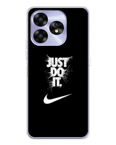 Чехол для UMIDIGI A15C с картинкой «Текстовый принт Nike»
