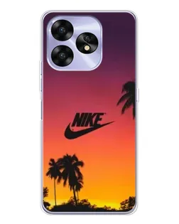 Чохол для UMIDIGI A15C з картинкою «Nike на заході сонця»