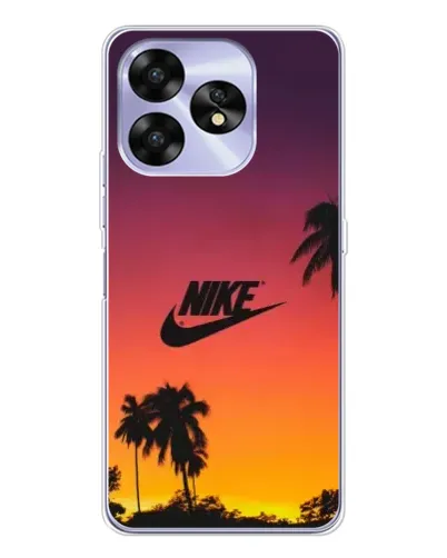 Чехол для UMIDIGI A15C с картинкой «Nike на закате солнца»