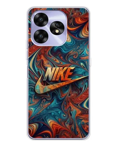 Чехол для UMIDIGI A15C с картинкой «Nike в абстракции»