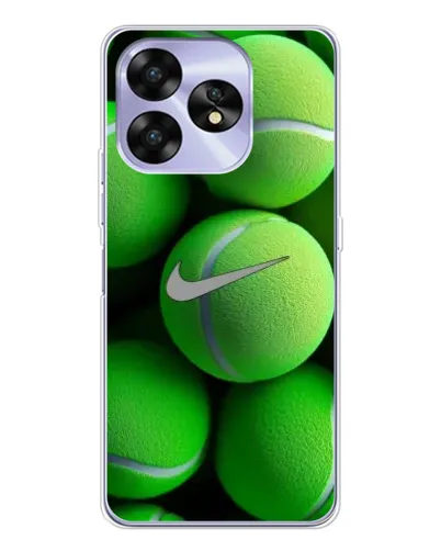 Чехол для UMIDIGI A15C с картинкой «Теннисные мячи Найк»