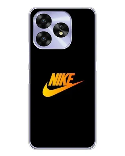 Чехол для UMIDIGI A15C с картинкой «Золотой логотип Nike»