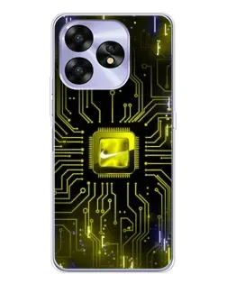 Чохол для UMIDIGI A15C з картинкою «Nike — золота іскра»