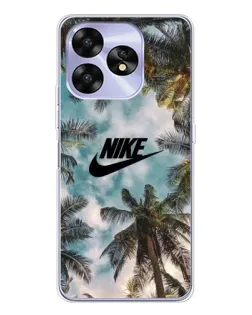 Чохол для UMIDIGI A15C з картинкою «Тропічний принт Nike»