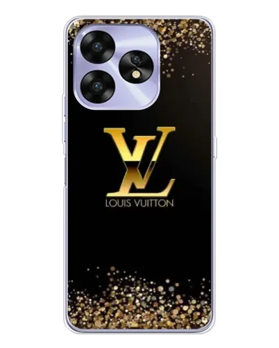 Чехол для UMIDIGI A15C с картинкой «LV — золотые искры»