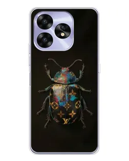Чехол для UMIDIGI A15C с картинкой «LV — мраморный принт»