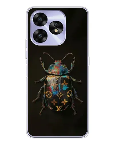 Чехол для UMIDIGI A15C с картинкой «LV — мраморный принт»