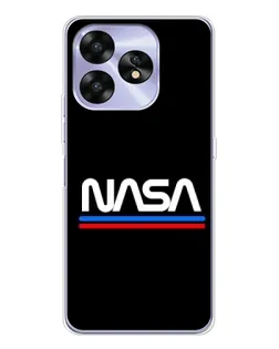 Чехол для UMIDIGI A15C с картинкой «NASA — классика Red Blue» Чехол для UMIDIGI A15C с картинкой «NASA — классика Red Blue»