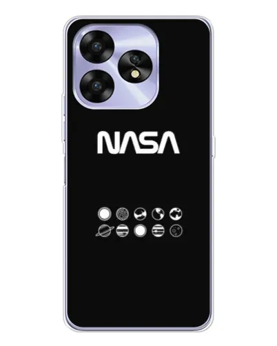 Чехол для UMIDIGI A15C с картинкой «NASA — технический принт» Чехол для UMIDIGI A15C с картинкой «NASA — технический принт»