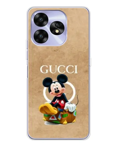 Чехол для UMIDIGI A15C с картинкой «Микки Маус Gucci — крафт» Чехол для UMIDIGI A15C с картинкой «Микки Маус Gucci — крафт»