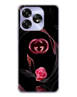Чехол для UMIDIGI A15C с картинкой «Gucci — неоновая роза»