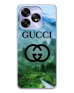 Чехол для UMIDIGI A15C с картинкой «Gucci — горный пейзаж»