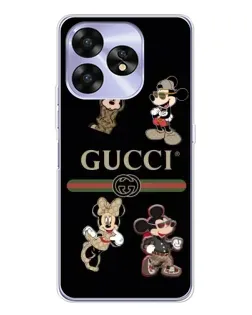 Чехол для UMIDIGI A15C с картинкой «Gucci — герои Disney и монограмма»