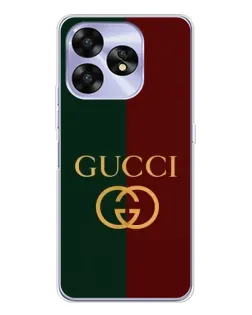 Чехол для UMIDIGI A15C с картинкой «Gucci — темно-зеленый градиент»