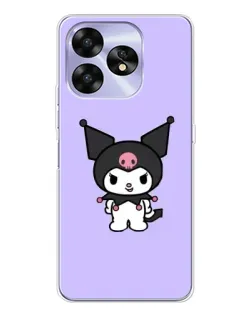 Чохол для UMIDIGI A15C з картинкою «Kuromi — ніжний фіолетовий»