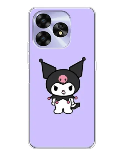 Чехол для UMIDIGI A15C с картинкой «Kuromi — нежный фиолетовый»