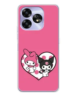 Чохол для UMIDIGI A15C з картинкою «Kuromi та My Melody»