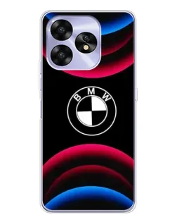Чохол для UMIDIGI A15C з картинкою «Логотип BMW та неонові дуги»