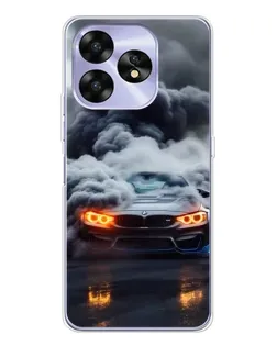Чохол для UMIDIGI A15C з картинкою «BMW у диму»
