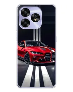 Чохол для UMIDIGI A15C з картинкою «Червона BMW на дорозі»