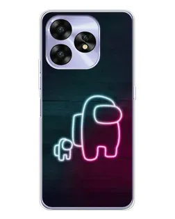Чехол для UMIDIGI A15C с картинкой «Among Us неон-арт» Чехол для UMIDIGI A15C с картинкой «Among Us неон-арт»