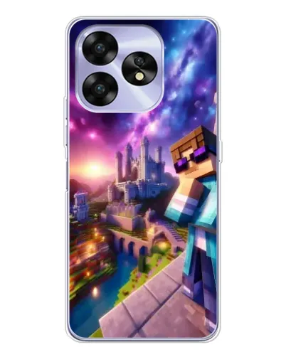 Чехол для UMIDIGI A15C с картинкой «Стив и космос»