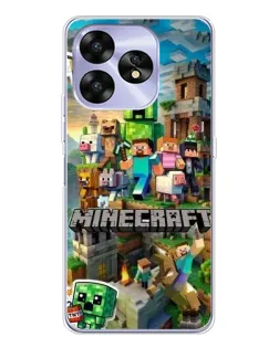 Чохол для UMIDIGI A15C з картинкою «Замок Minecraft»