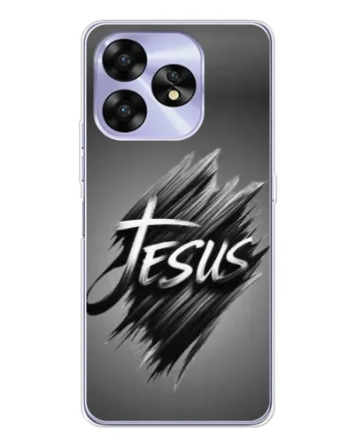 Чехол для UMIDIGI A15C с картинкой «Надпись Jesus Graffiti»