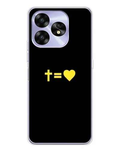 Чехол для UMIDIGI A15C с картинкой «Сердце и Крест»