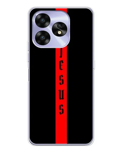 Чехол для UMIDIGI A15C с картинкой «Красная линия веры»