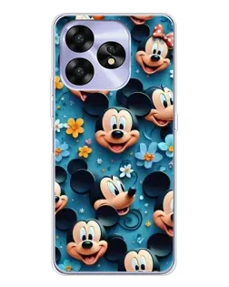 Чехол для UMIDIGI A15C с картинкой «Паттерн Микки и Минни»