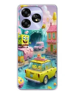 Чехол для UMIDIGI A15C с картинкой «Монстр-трак приключения»