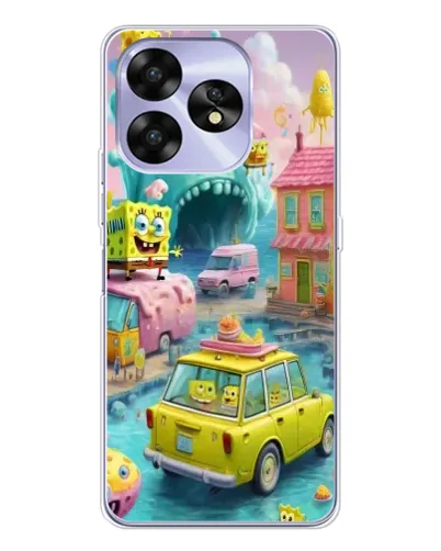 Чехол для UMIDIGI A15C с картинкой «Монстр-трак приключения»