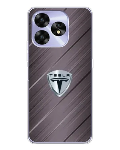 Чехол для UMIDIGI A15C с картинкой «Металлическая текстура Tesla» Чехол для UMIDIGI A15C с картинкой «Металлическая текстура Tesla»