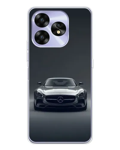 Чехол для UMIDIGI A15C с картинкой «Mercedes на черном» Чехол для UMIDIGI A15C с картинкой «Mercedes на черном»